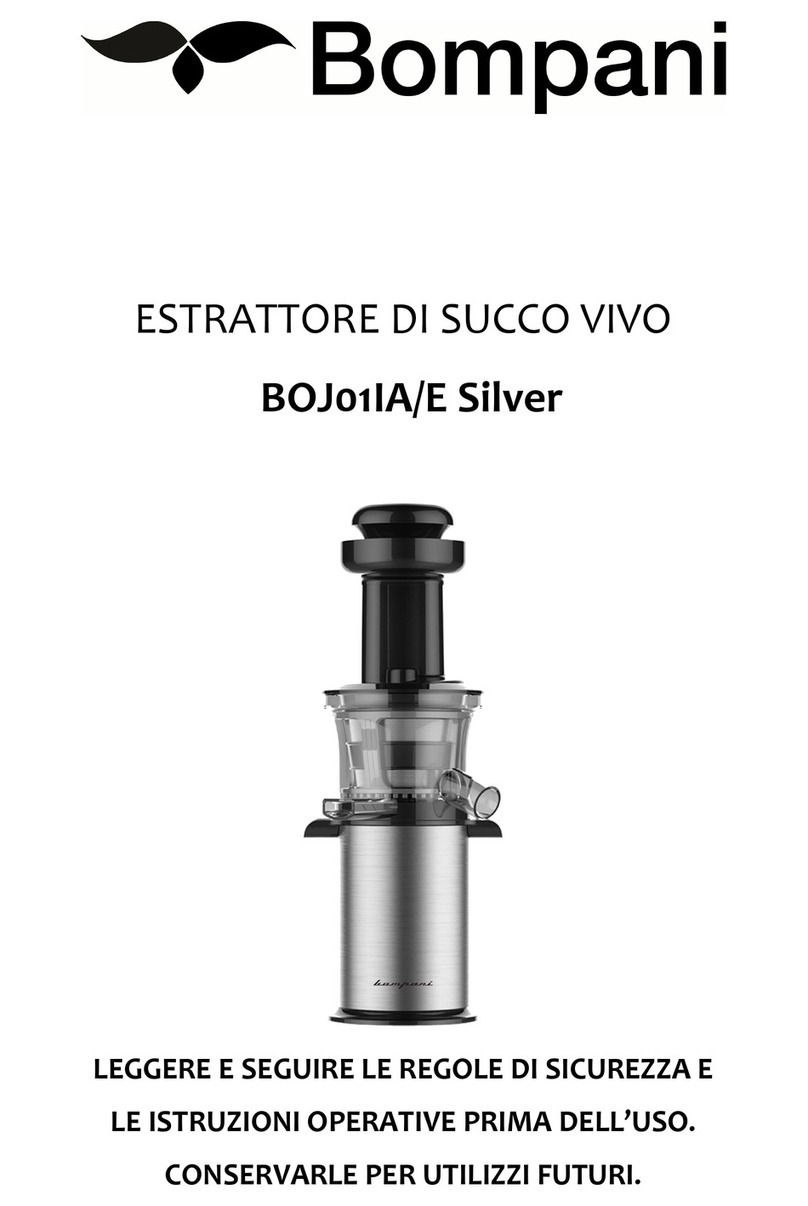 Bompani BOJ01IA/E User manual