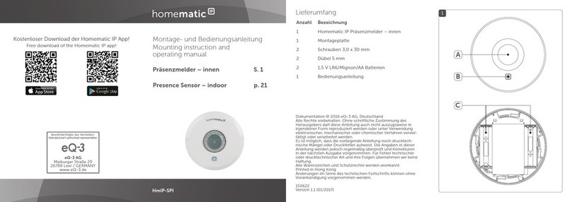 Homematic IP HmIP-SPI Mounting instruction and operating manual