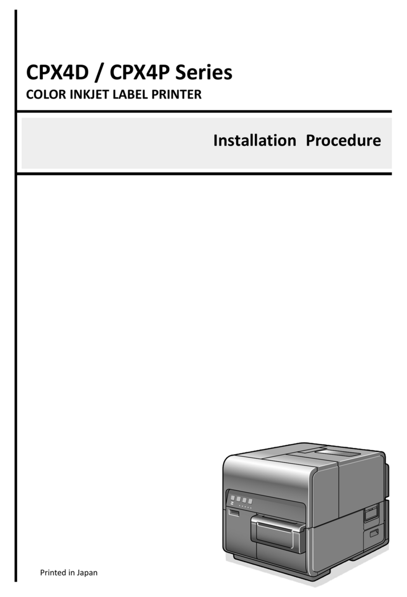 TSC CPX4D Series INSTALLATION PROCEDURE