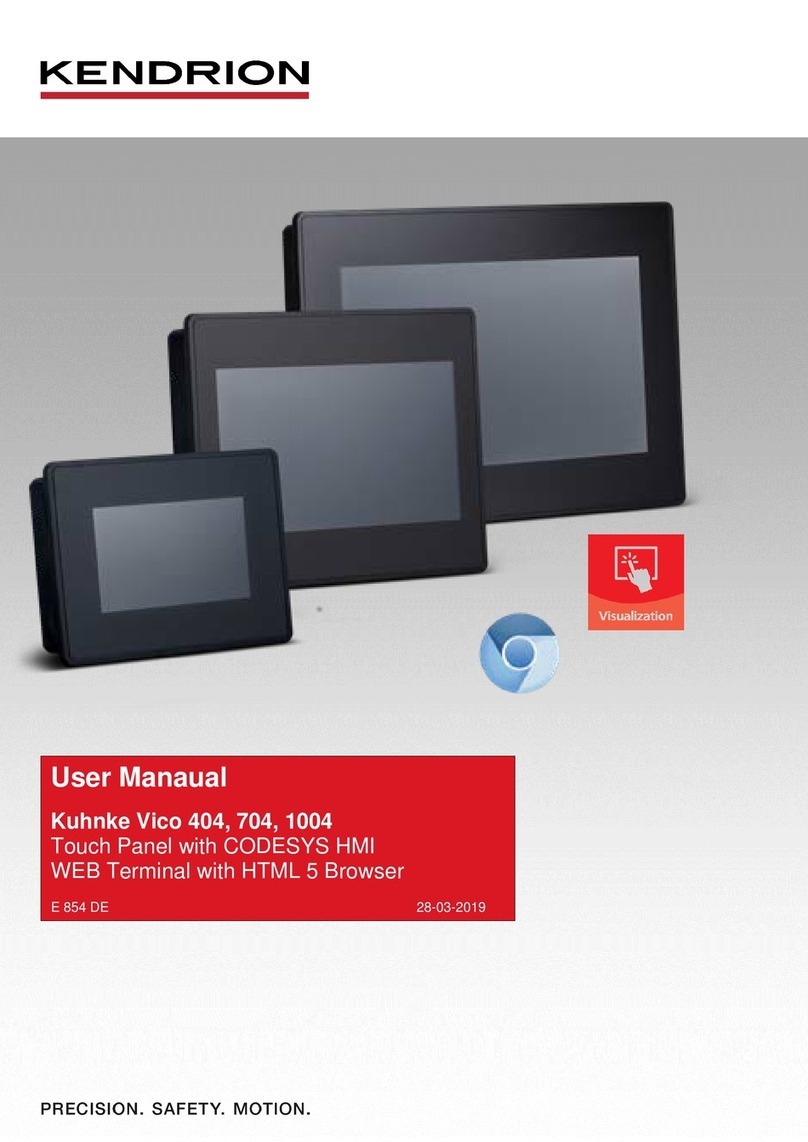 Kendrion Kuhnke Vico 404 user manual