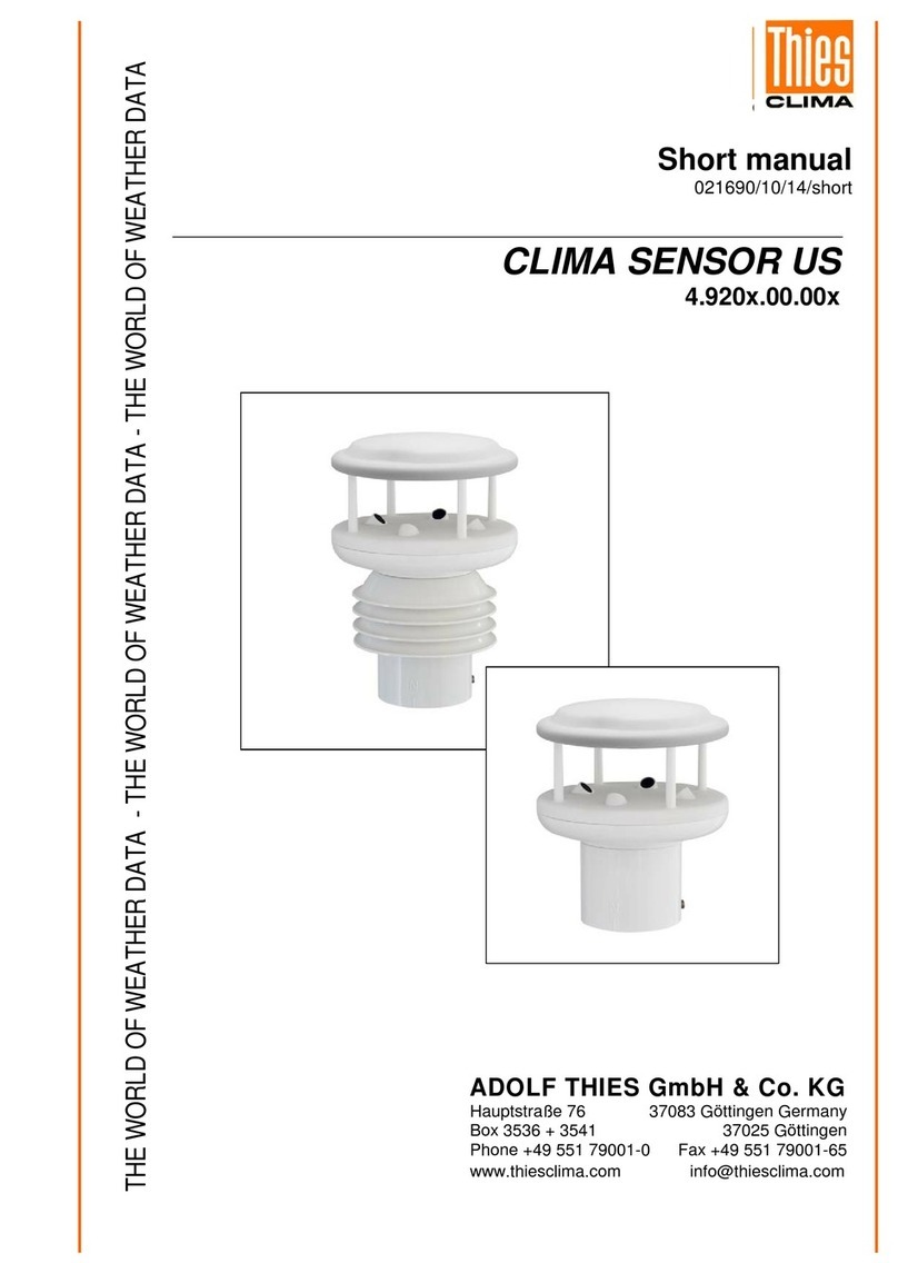 Thies CLIMA SENSOR US Short manual