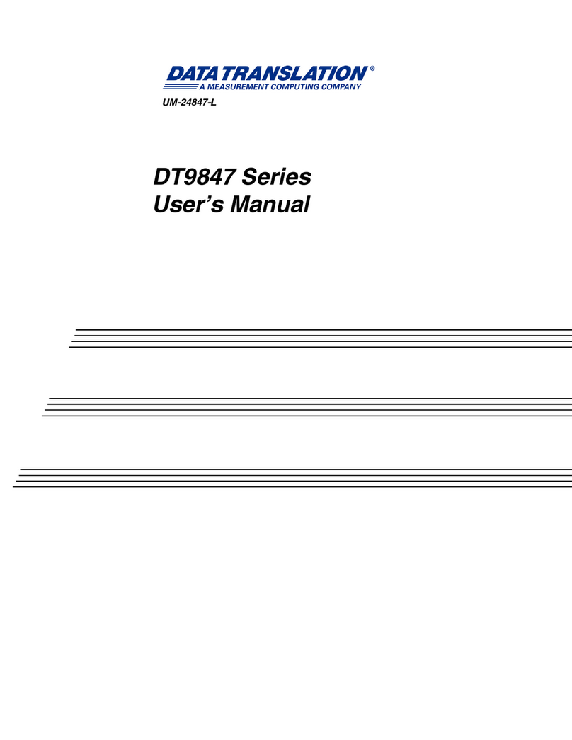 Data Translation DT9847 Series user manual