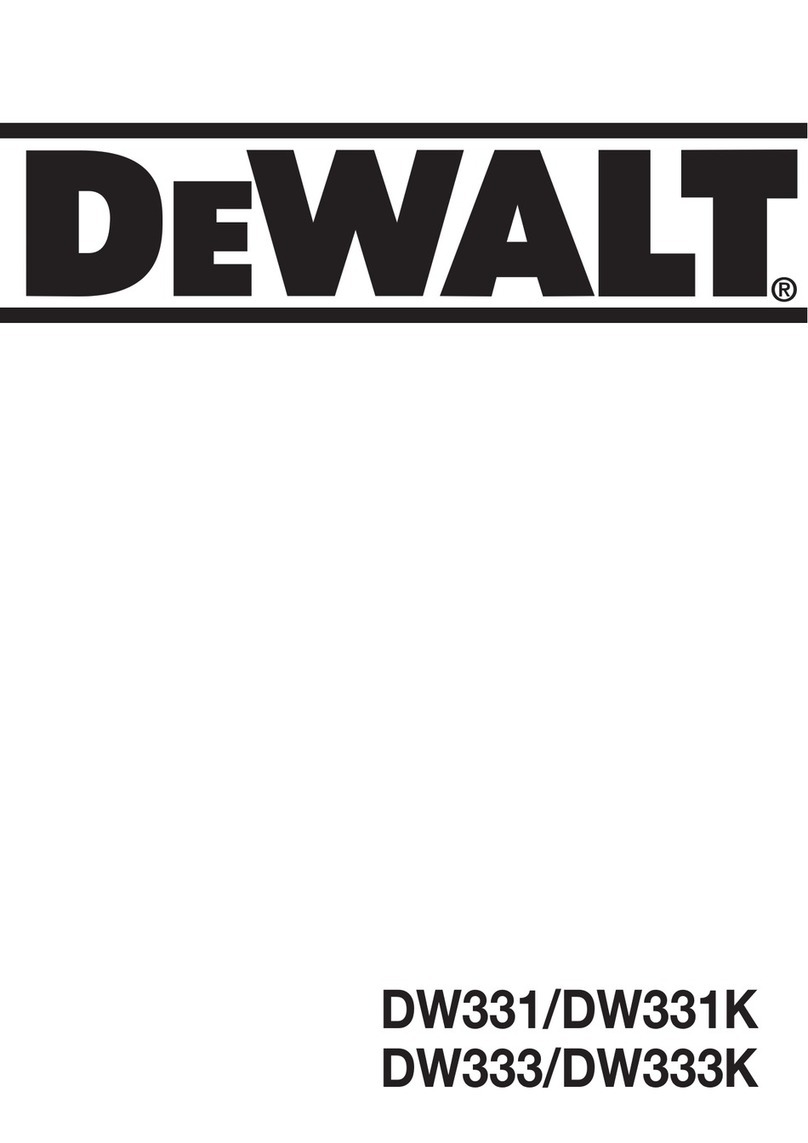DeWalt DW331K User manual