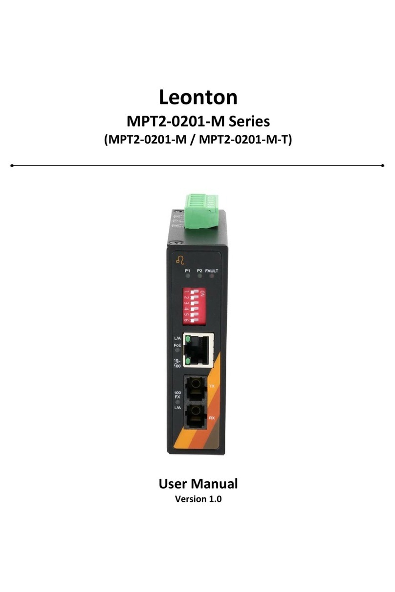 Leonton MPT2-0201-M Series User manual