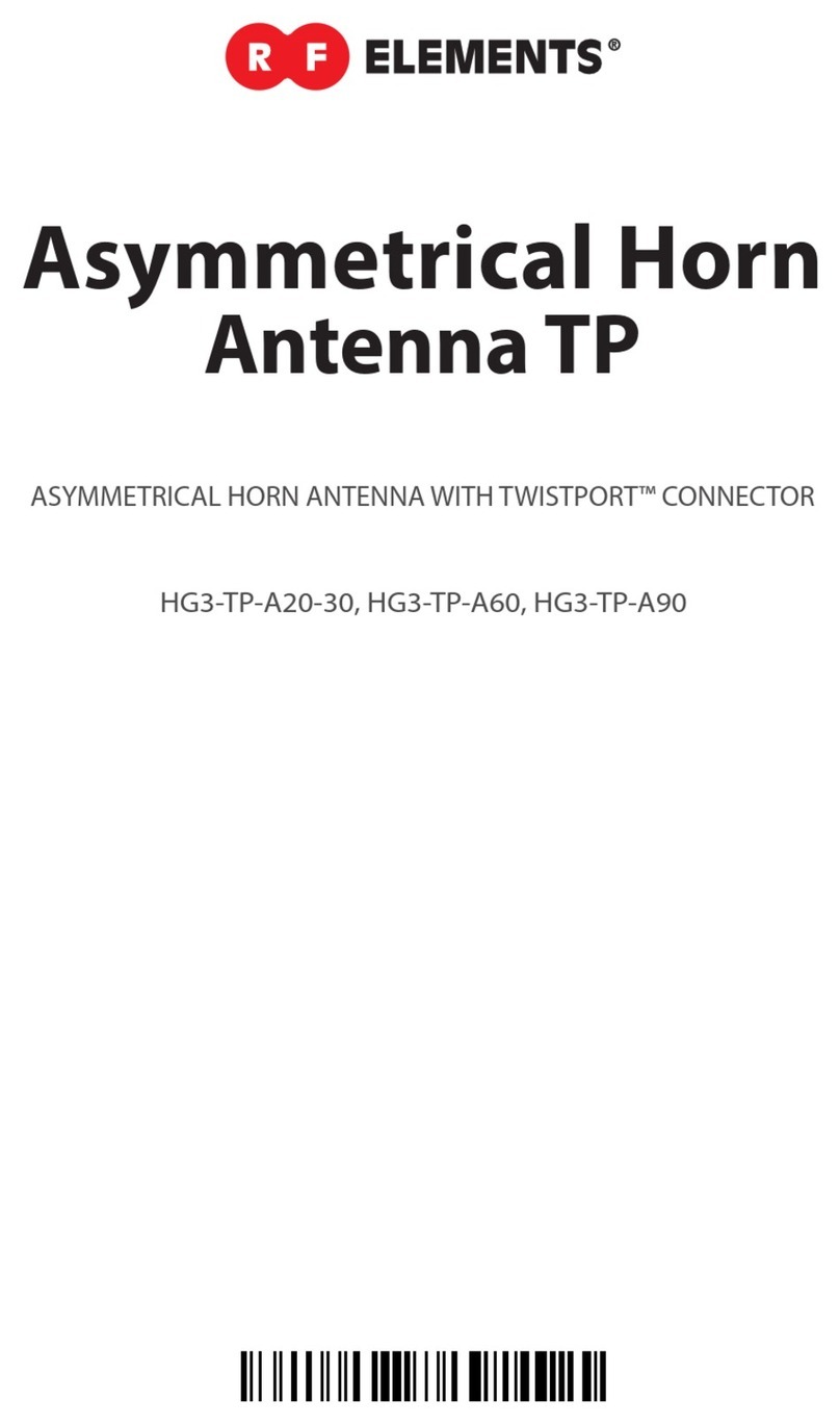 RF Elements HG3-TP-A20-30 User manual RF Elements HG3-TP-A20-30 User manual