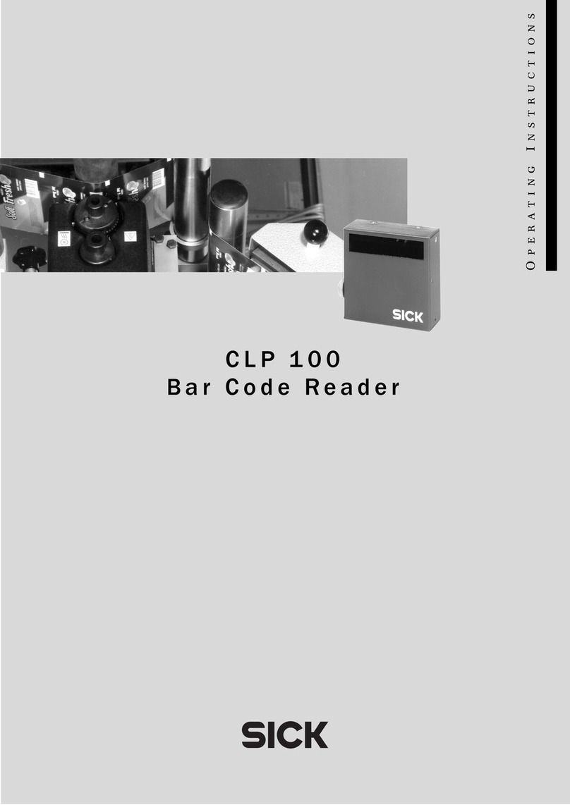 SICK CLP 100 User manual