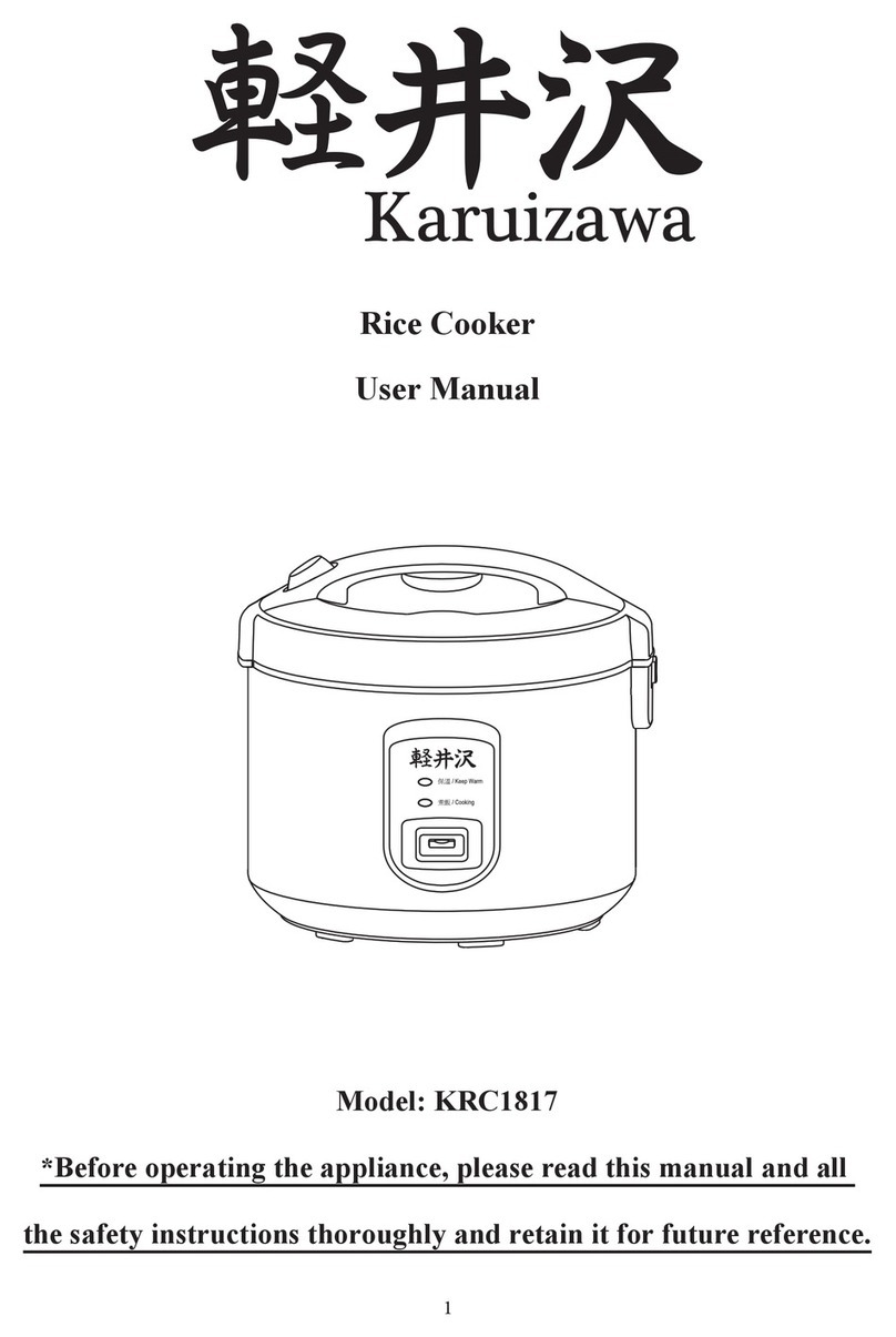 KARUIZAWA KRC1817 user manual