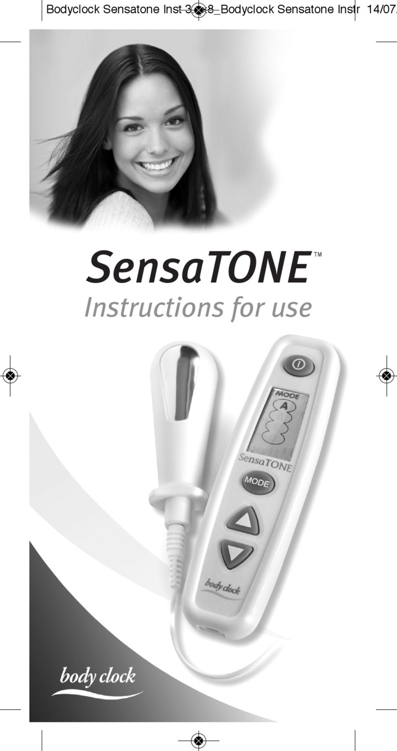 Body Clock SensaTONE Instructions for use