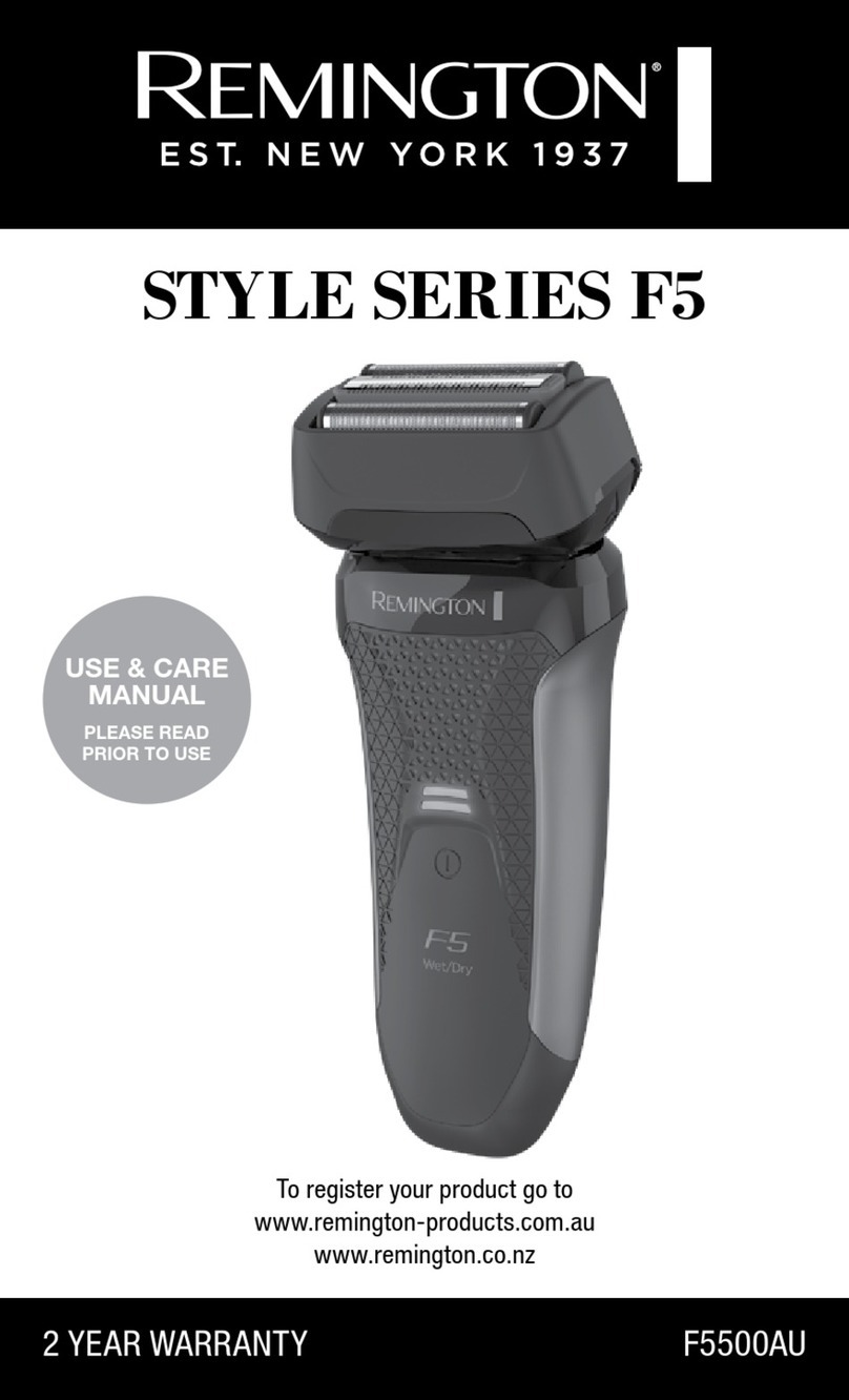 Remington Style F5 Series User manual