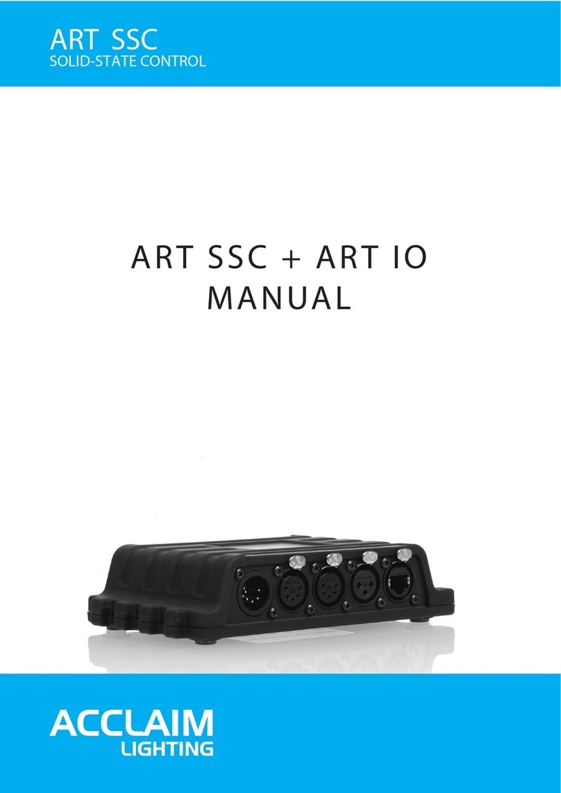Acclaim Lighting Art SSC manual