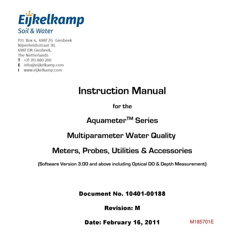 EIJKELKAMP Aquameter Series instruction manual