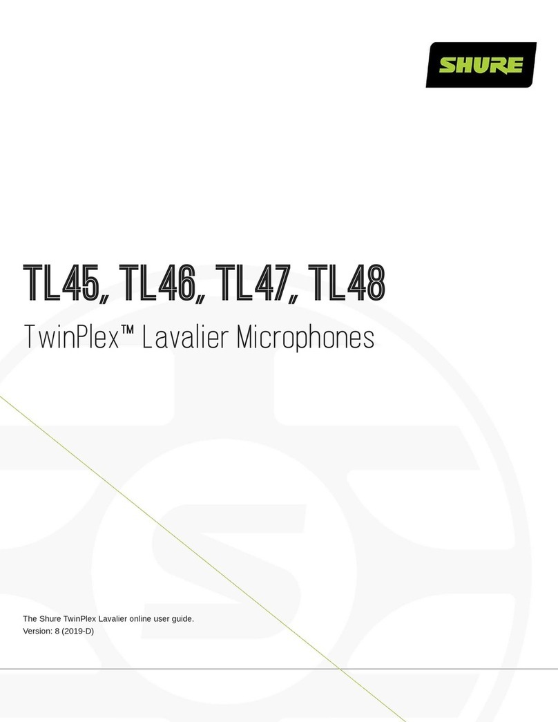 Shure TwinPlex TL47 Series User manual