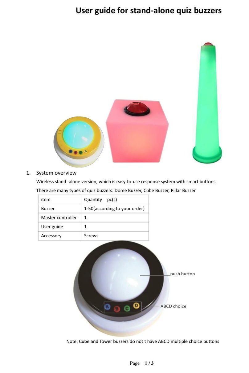 Esl-Buzzers Dome Buzzer user guide