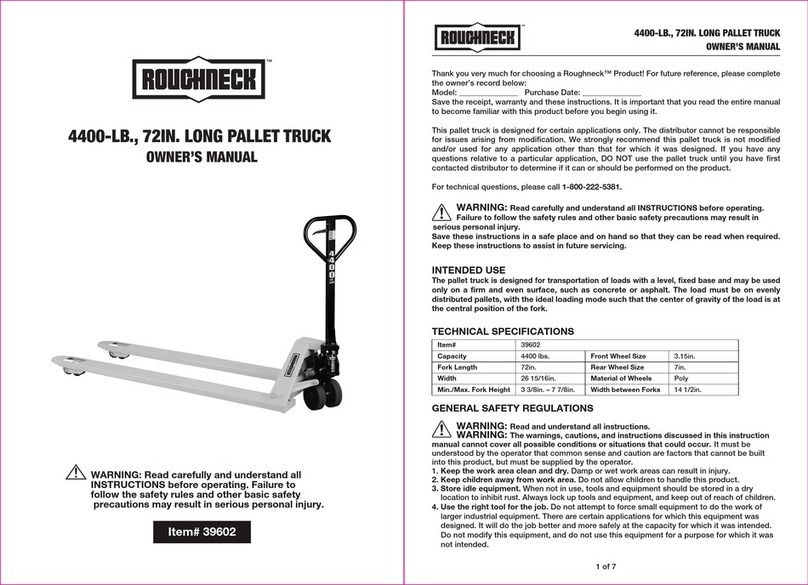 Roughneck 39602 owner's manual
