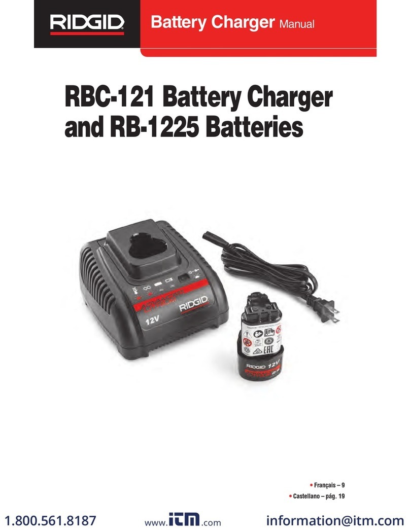 Itm Ridgid RBC-121 manual