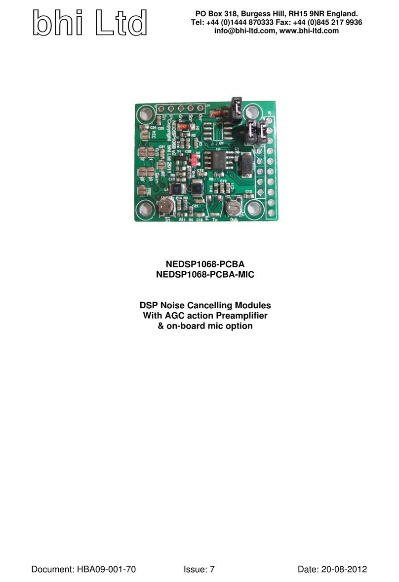 BHI NEDSP1068-PCBA manual