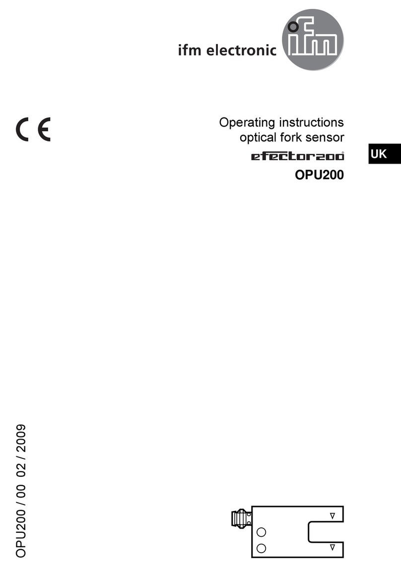 IFM Electronic efector 200 OPU200 User manual IFM Electronic efector 200 OPU200 User manual