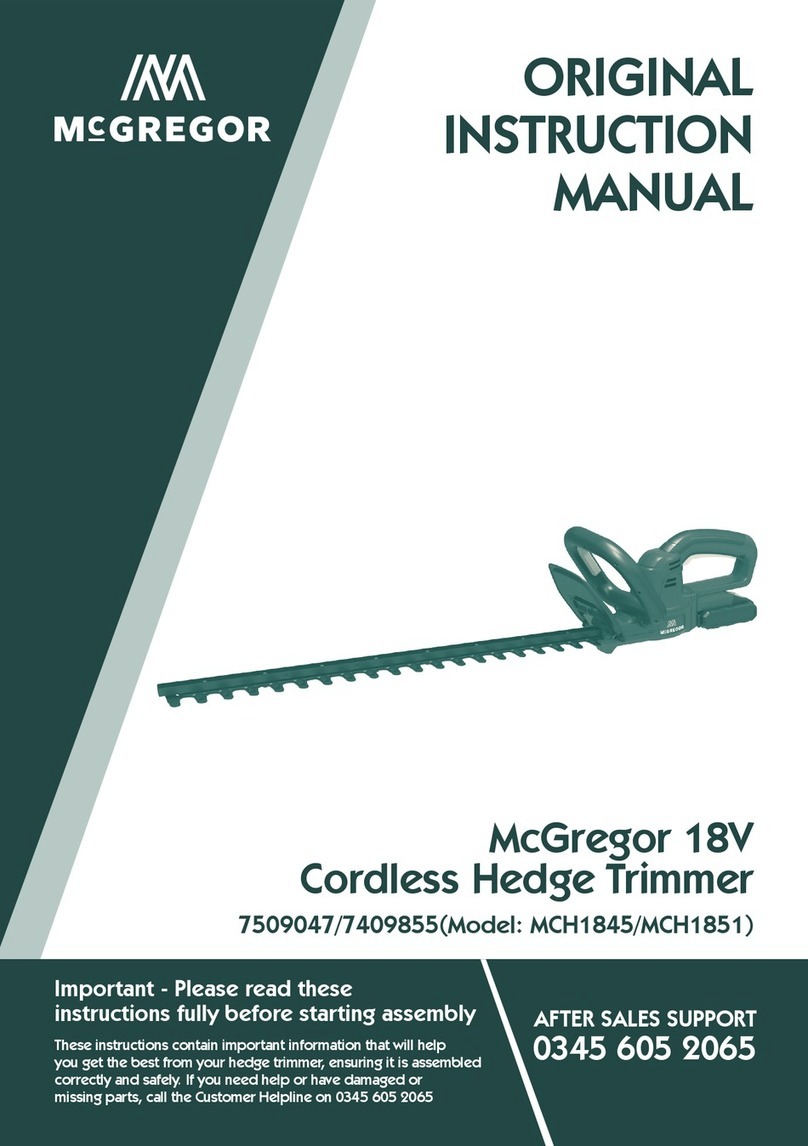 McGREGOR MCH1851 User guide
