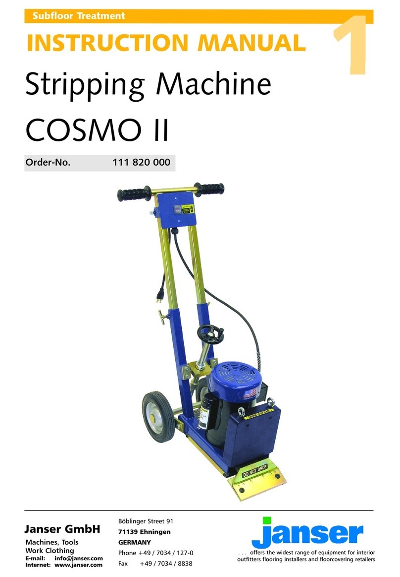 Janser COSMO II instruction manual