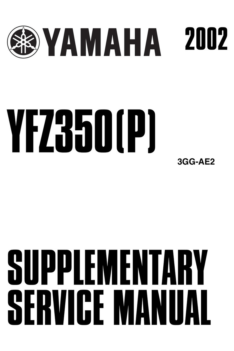 Yamaha YFZ350(P) 2002 Supplementary service manual Yamaha YFZ350(P) 2002 Supplementary service manual