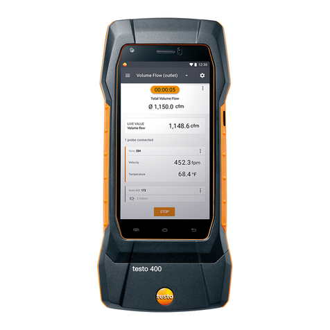 TESTO 400 User manual