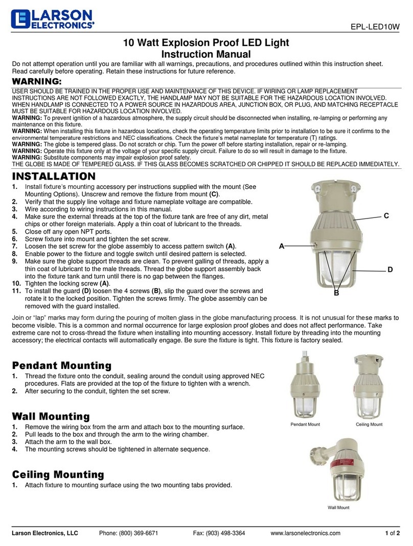 Larson Electronics EPL-LED10W User manual