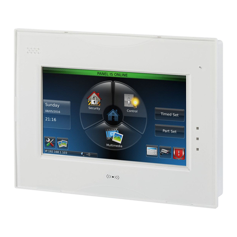 Honeywell Galaxy TouchCenter Plus User manual