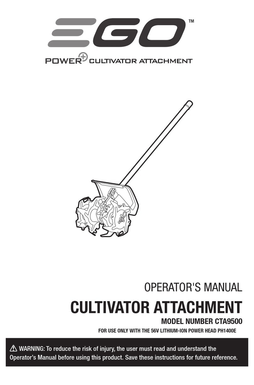 Ego Power+ CTA9500 Operator's manual