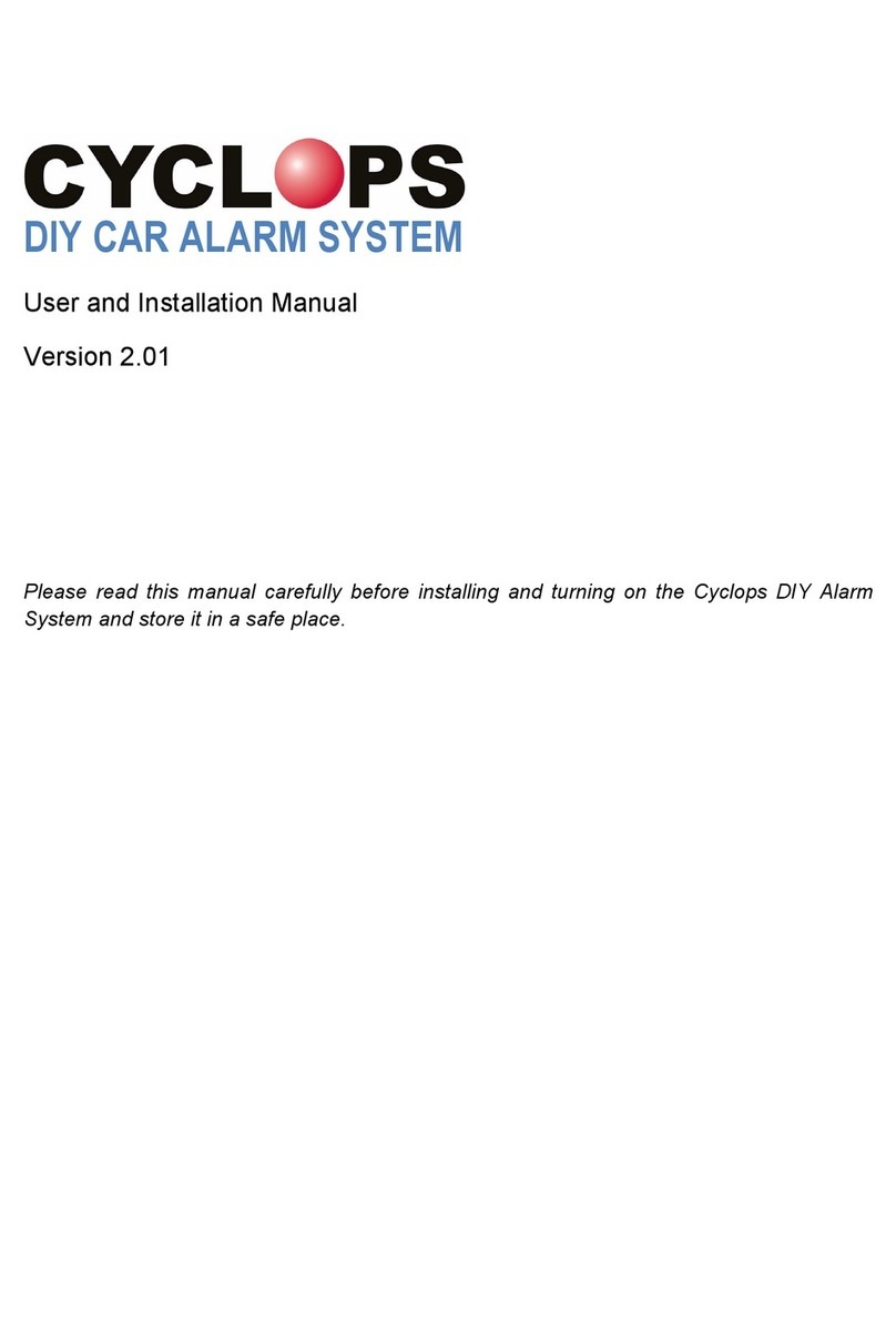 CYCLOPS X3 User's manual & installation instructions CYCLOPS X3 User's manual & installation instructions