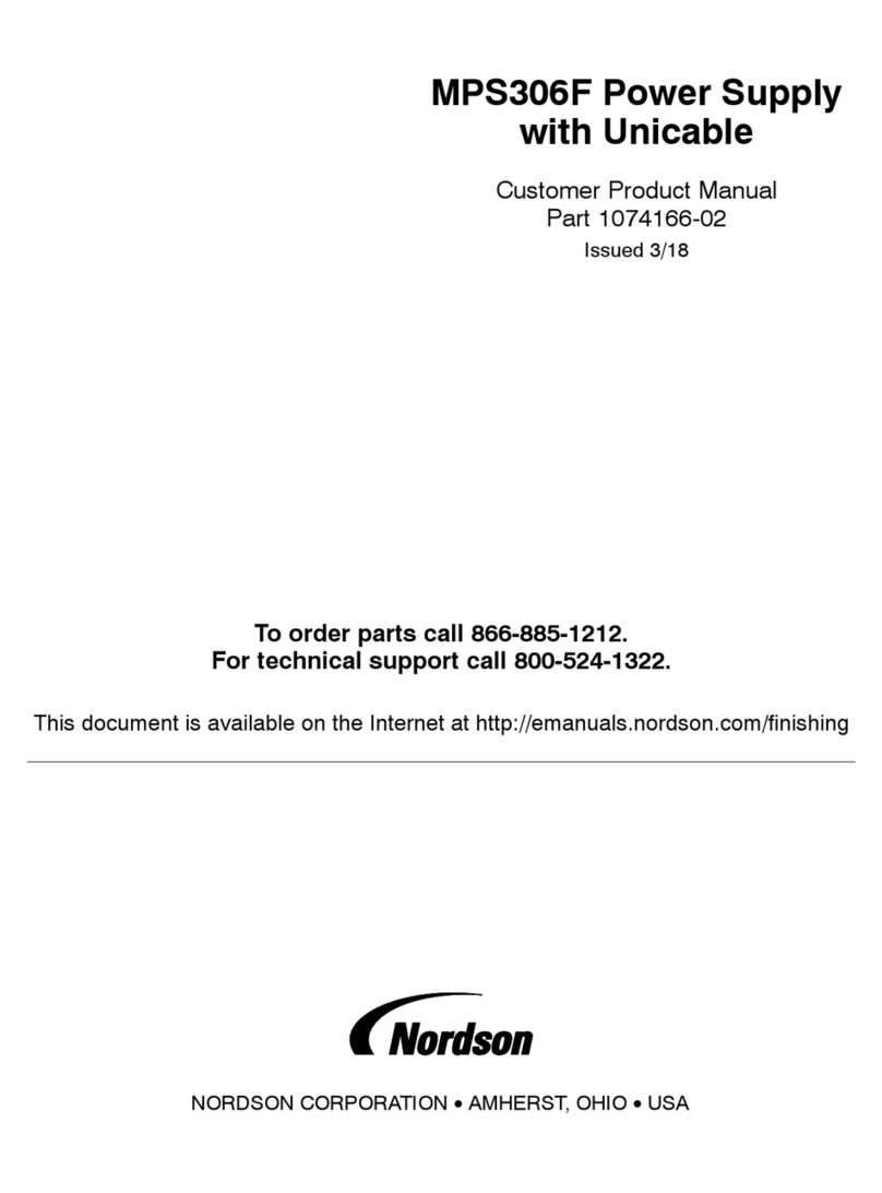 Nordson MPS306F Customer product manual