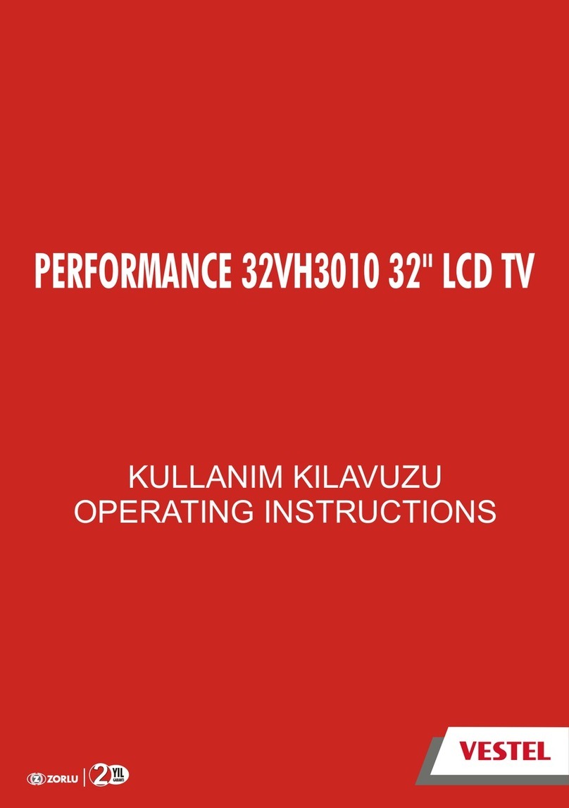 VESTEL PERFORMANCE 32VH3010 operating instructions