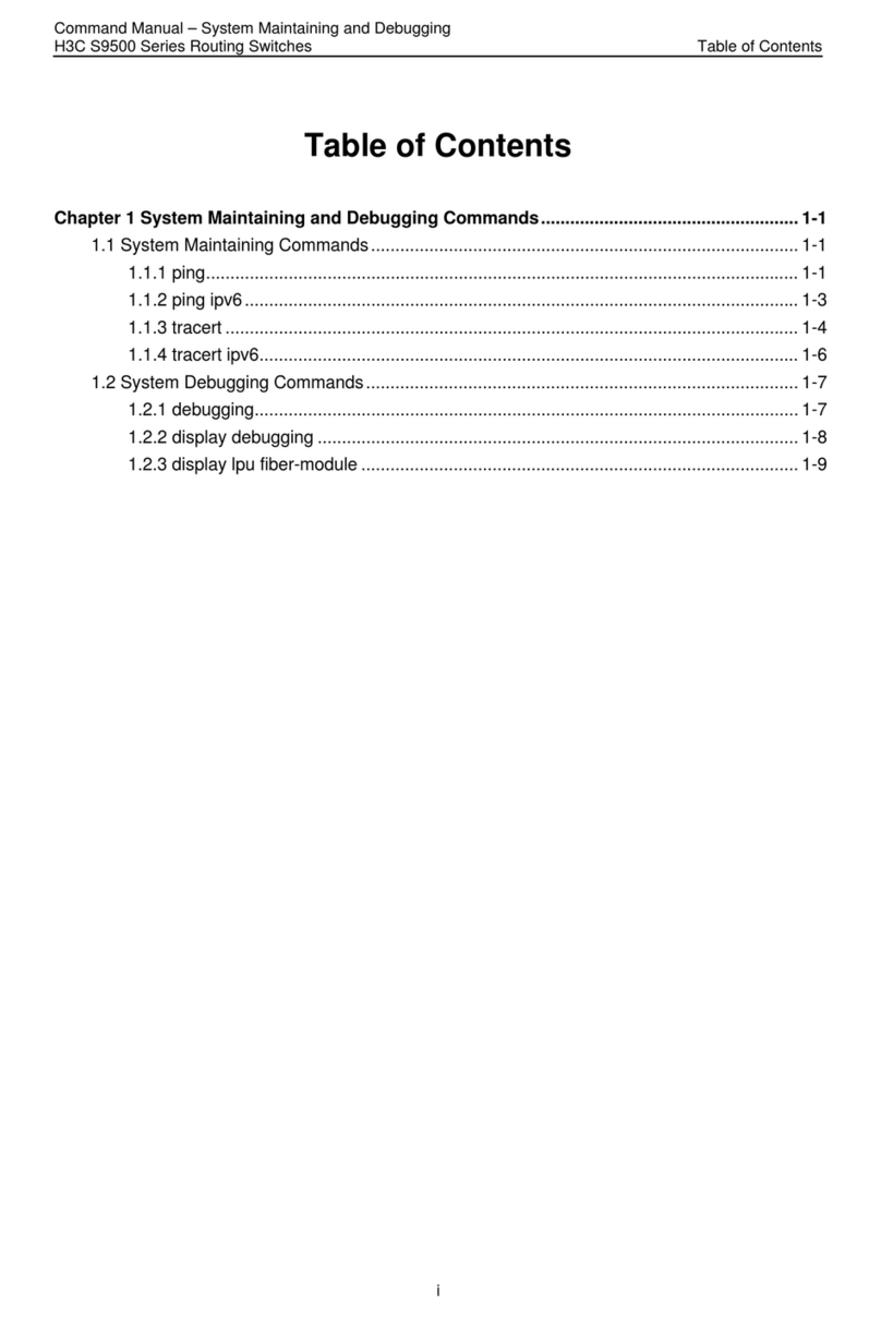 H3C S9500 Series Installation instructions H3C S9500 Series Installation instructions