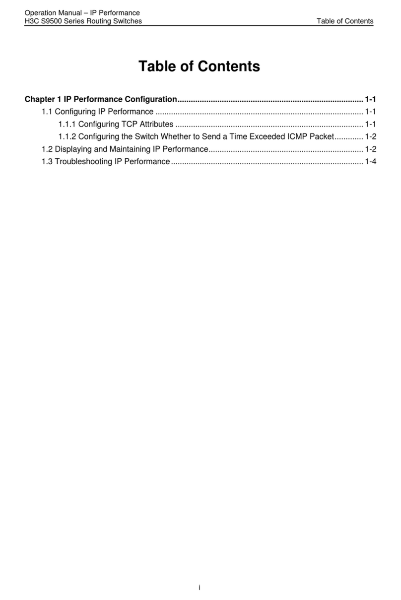 H3C S9500 Series Operation manual