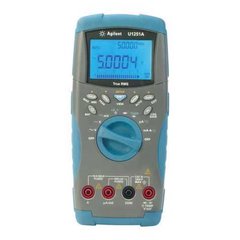 Agilent Technologies U1251A Manual