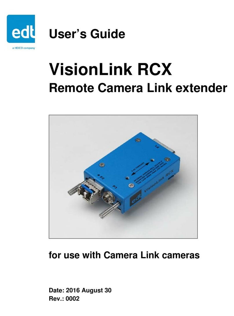 EDT VisionLink RCX user guide