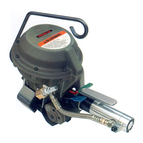 Signode PRHM-34 Operation, parts and safety manual