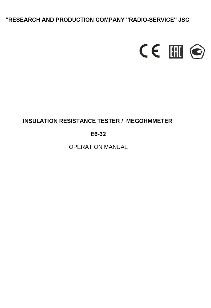 Radio-Service E6-32 Operation manual
