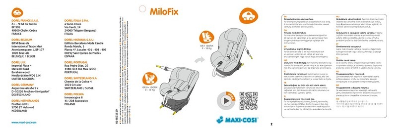 MaxiCosi MiloFix GR.0+ ISOFIX Troubleshooting guide