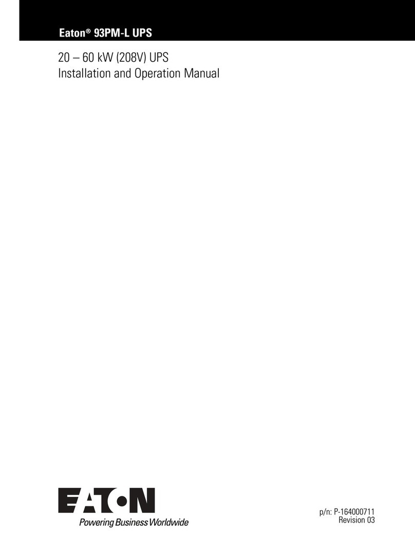 Eaton 93PM-L Series User manual
