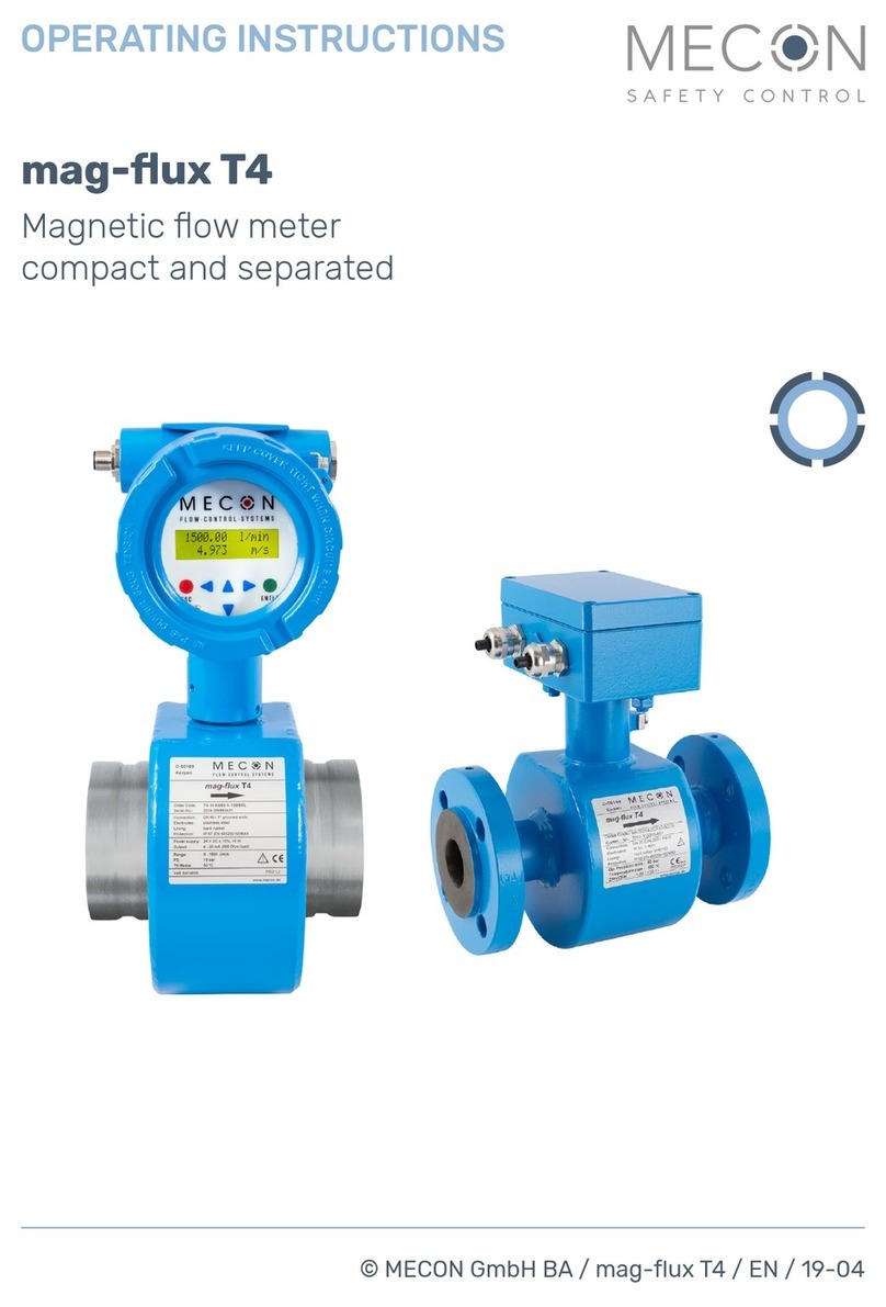 Mecon mag-flux T4 User manual