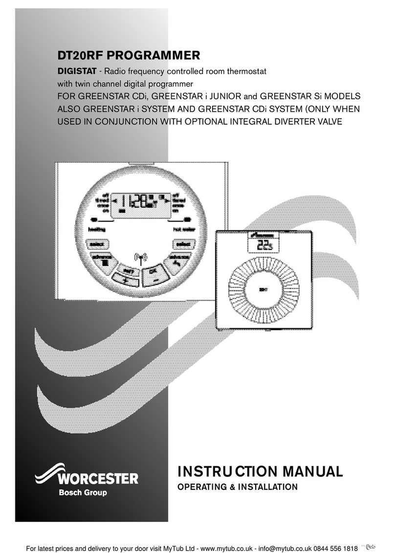 Worcester DIGISTAT instruction manual