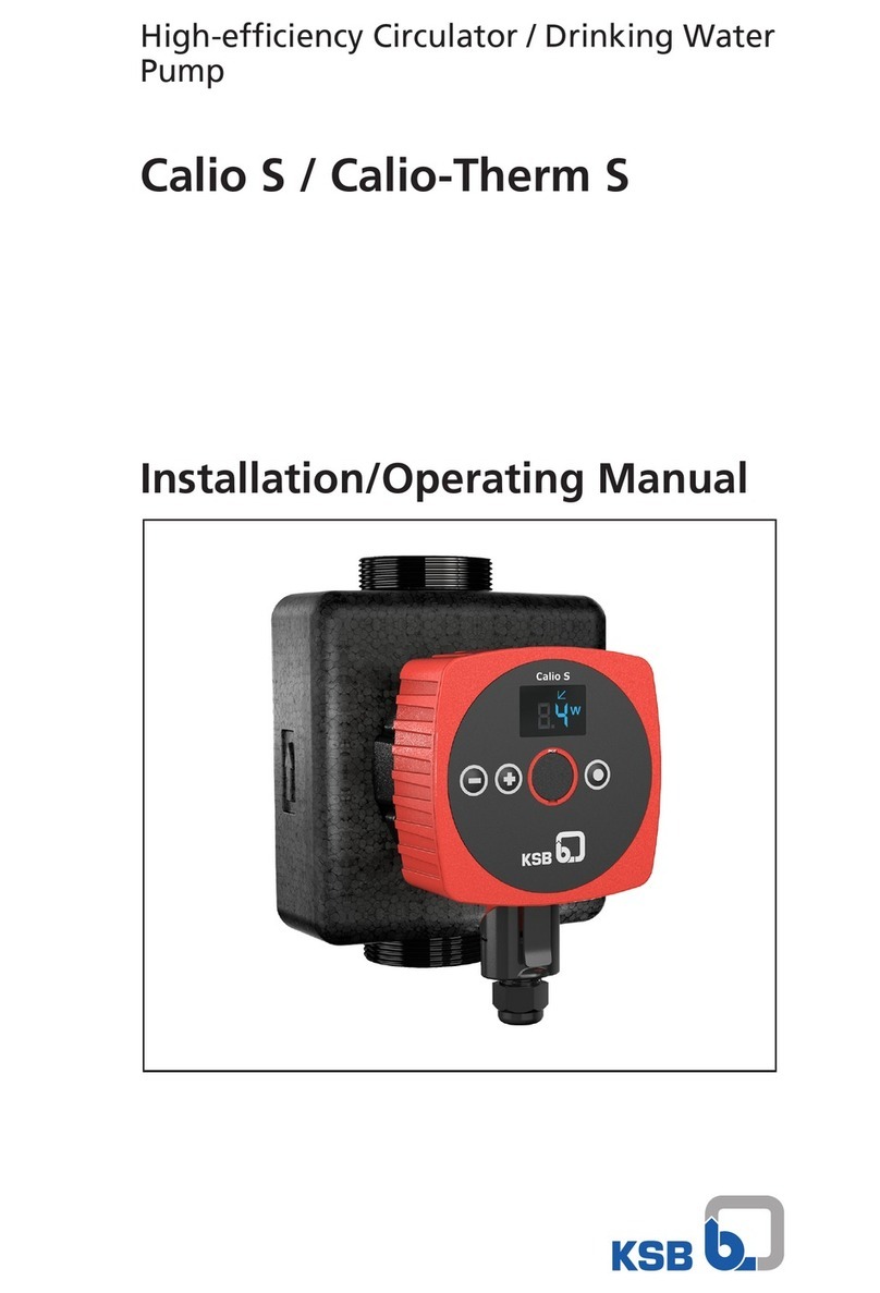 KSB Calio S Installation & operating manual