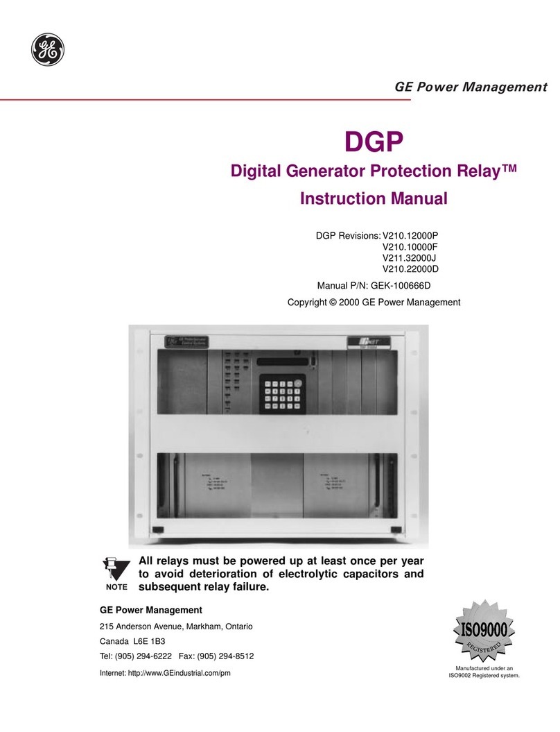 GE DGP Series User manual