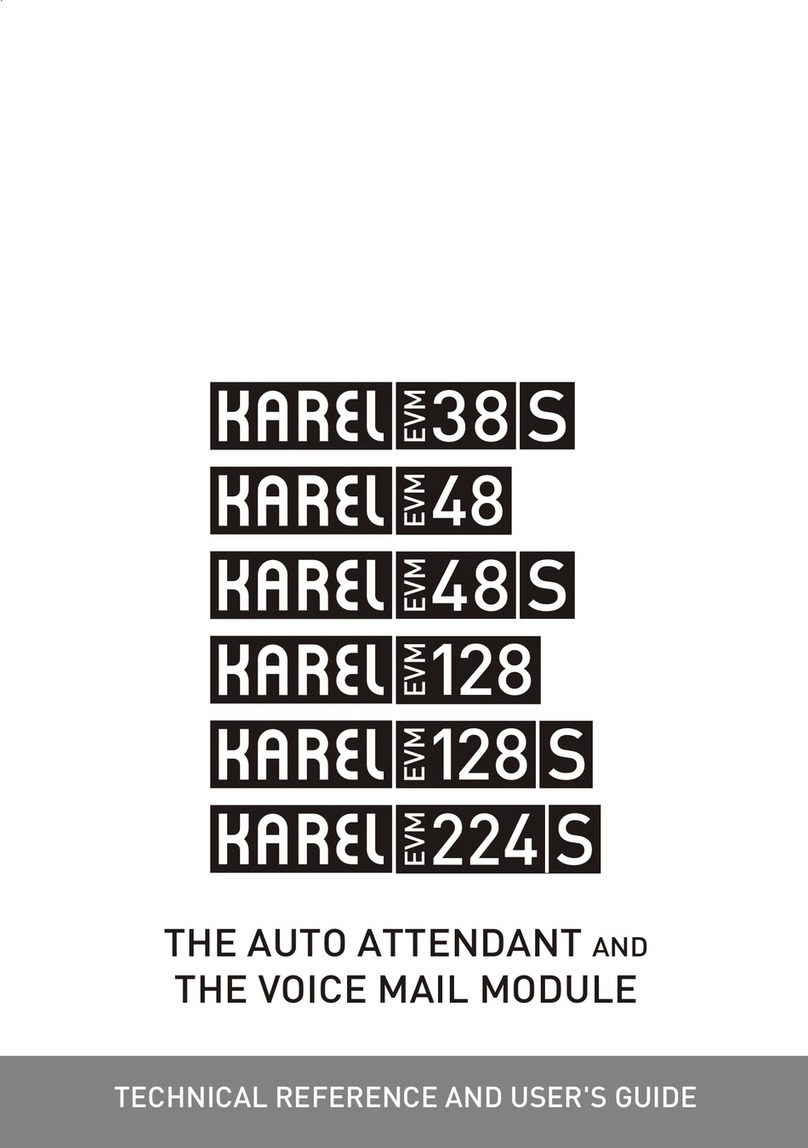 Karel EVM38S Use and care manual