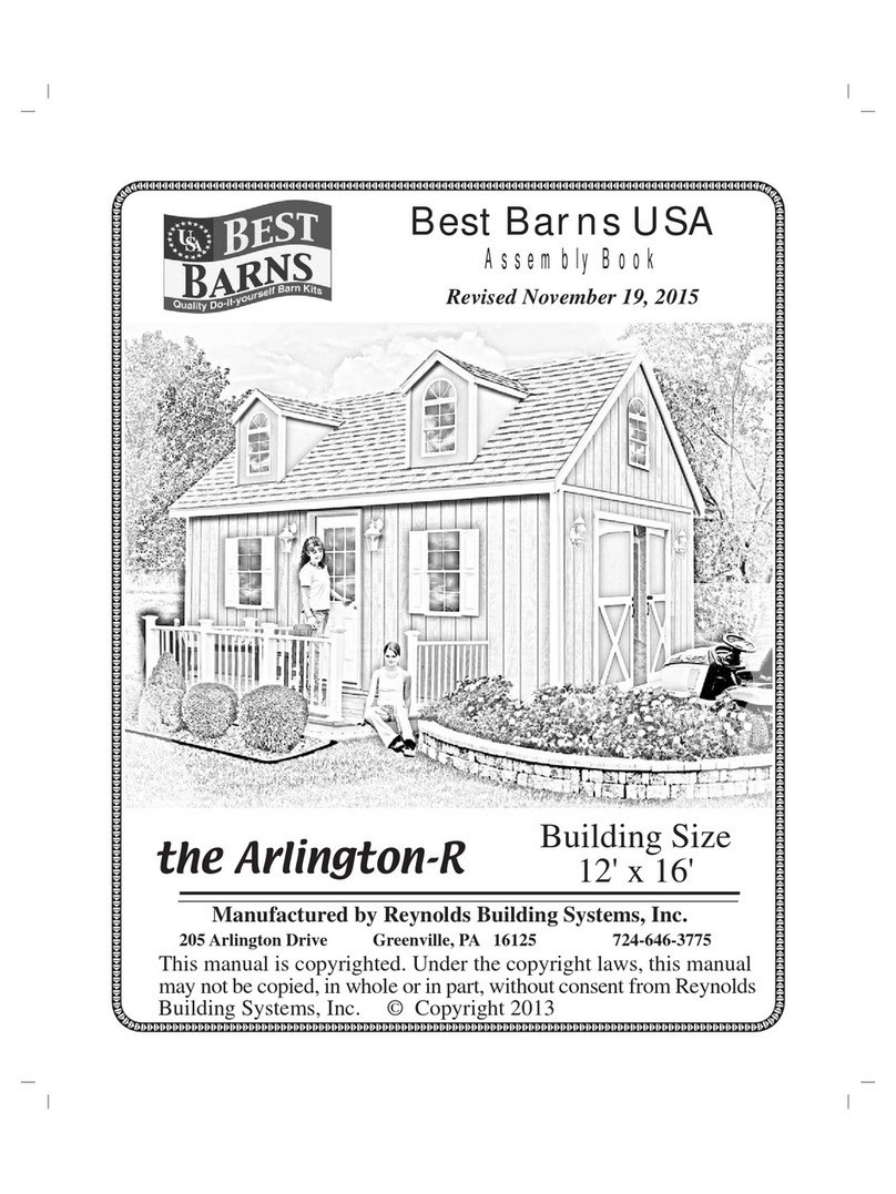 Best Barns Arlington-R Assembly Book