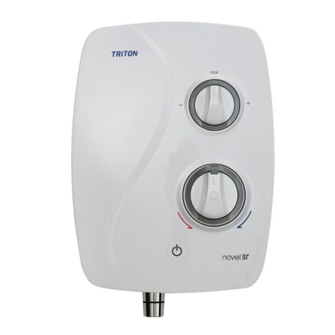 Triton Novel SR Installation and operating instructions