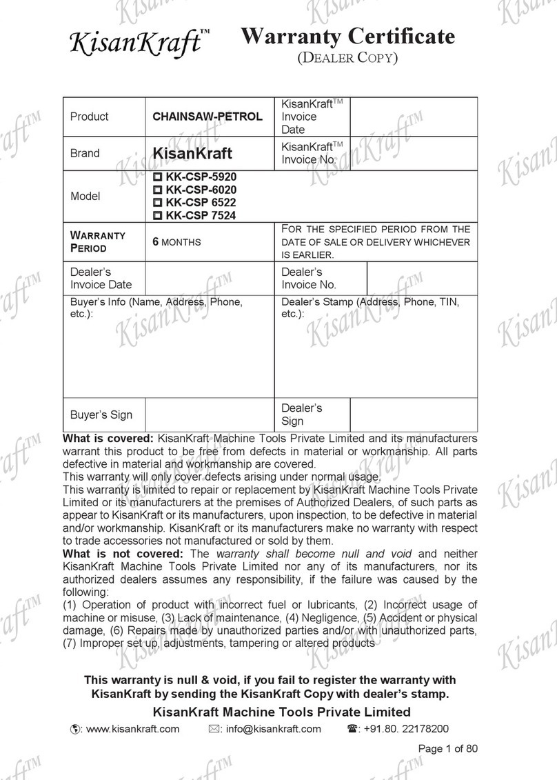 KISANKRAFT KK-CSP-5920 User manual