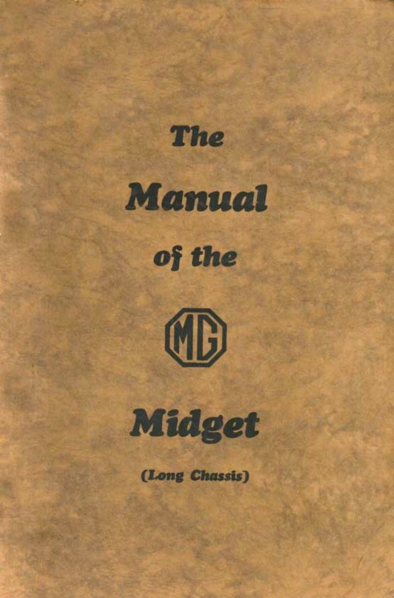 MG Midget instruction manual
