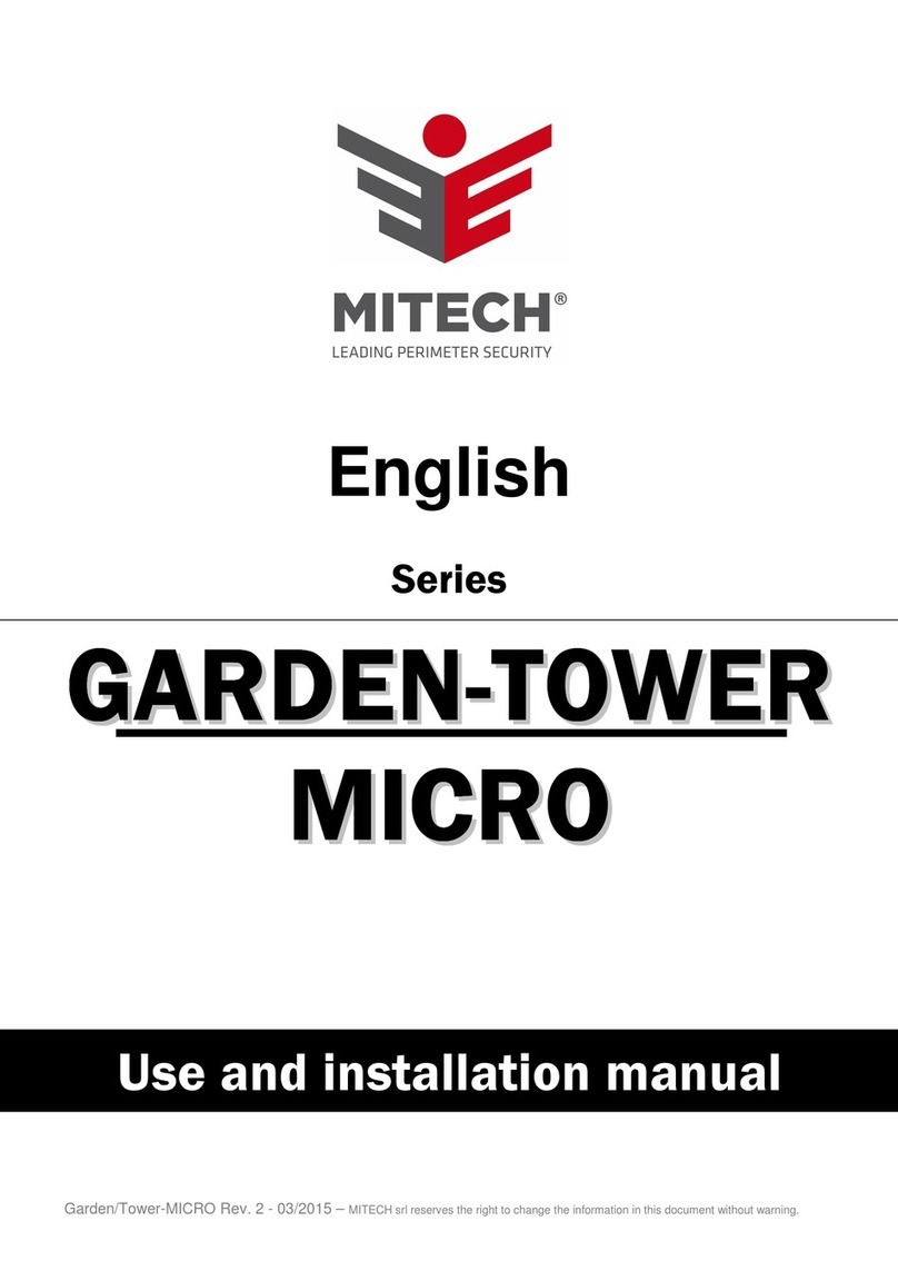 MITECH Garden/Tower-MICRO Series Use and installation  manual