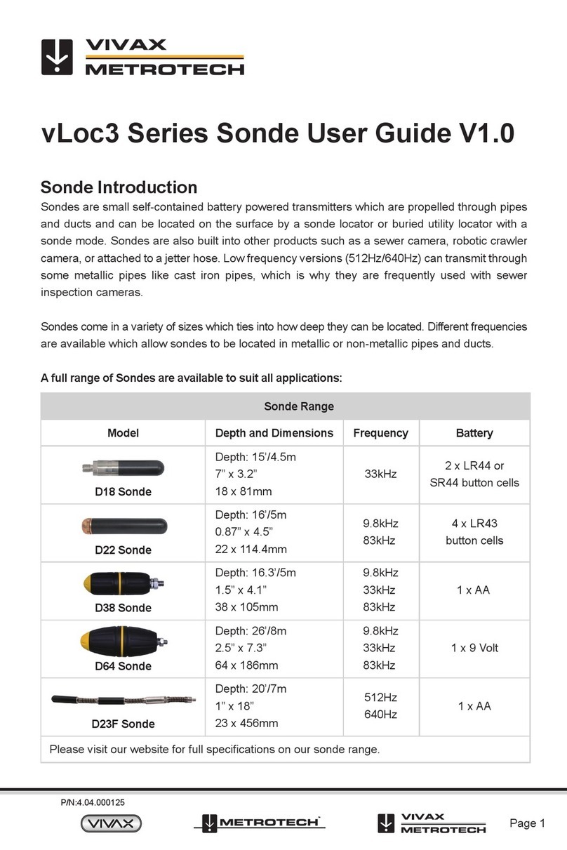 Vivax Metrotech vLoc3 Series user guide